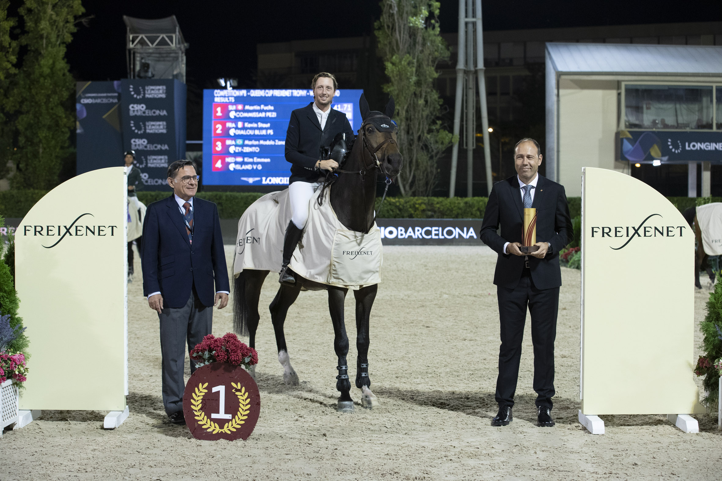 Martin Fuchs se exhibe en la Copa de SM La Reina