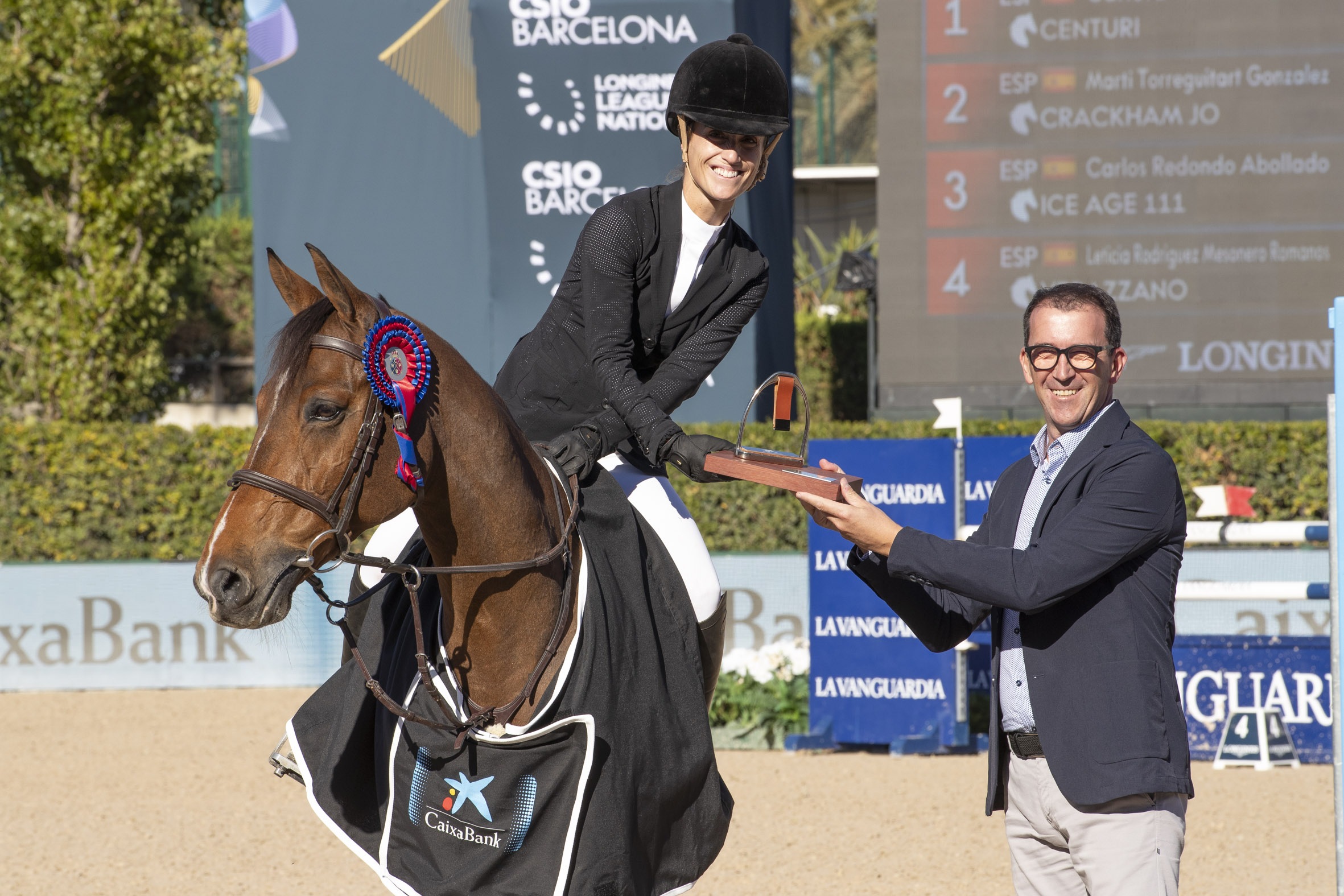 Victoria de Carlota Vilarubí en el Trofeo CaixaBank